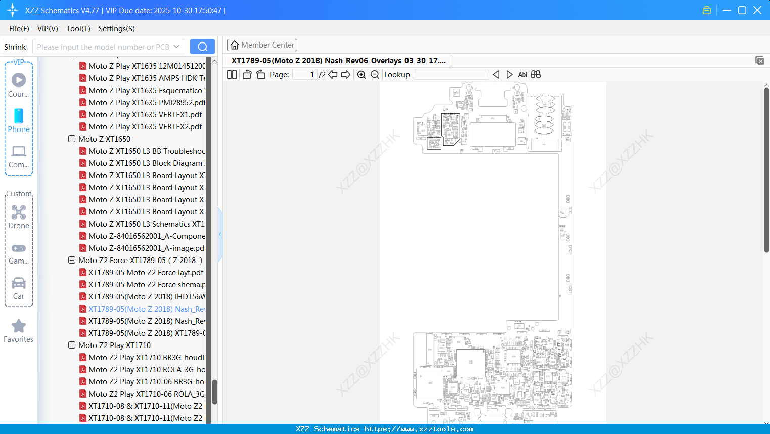 Motorola XT1789-05(Moto Z 2018) Nash_Rev06_Overlays_03_30_17